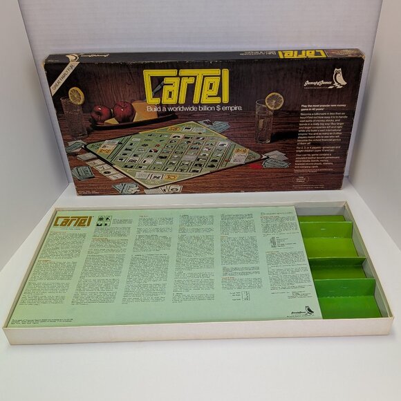 Vintage 1974 Cartel Board Game 2nd Edition Gamut of Games No. 105 Complete - Picture 9 of 16